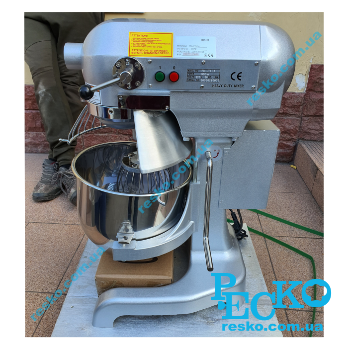 Миксер кондитерский планетарный Reednee PM-LT10A профессиональный 10 л промышленный от компании РЕСКО