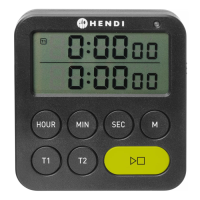 Таймер кухонний цифровий Hendi 582046 два діопазони