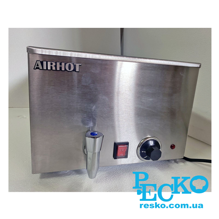 Марміт теловий Airhot BM-11 GN 1/1 зі зливним краном електричний професійний