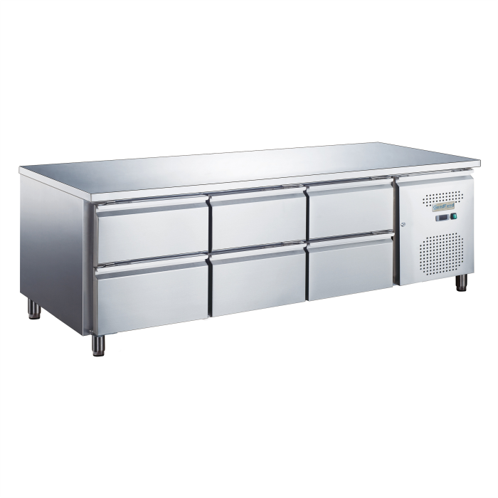 Стол холодильный GoodFood GF-GN3160TN-HC шесть ящиков