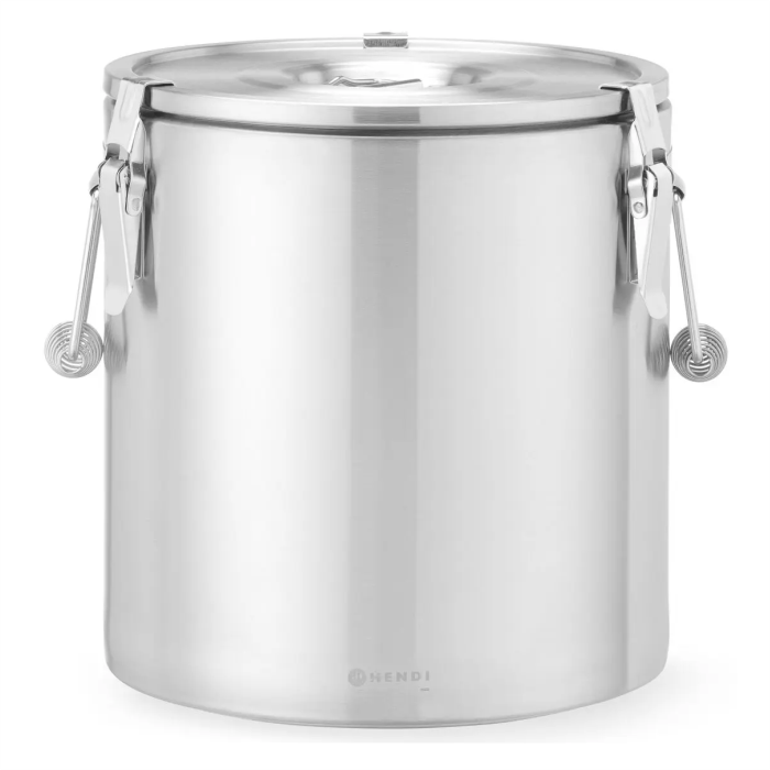 Термос для еды из нержавеющей стали 22 л Hendi 710296 для транспортировки еды