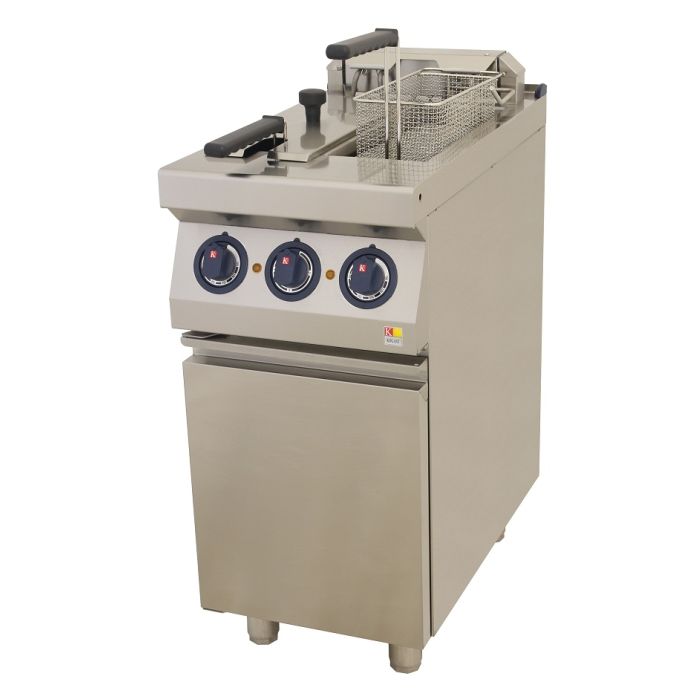 Фритюрница Kogast EFT7/2x5 с краном электрическая профессиональная 5+5 л