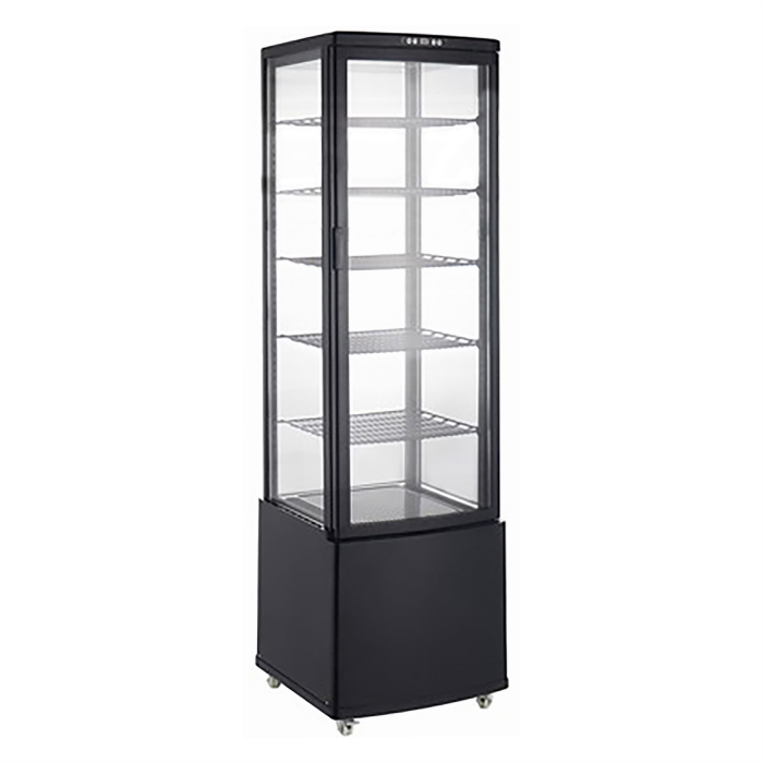 Шкаф холодильный GoodFood RT300L3 черная витрина барная напольная black