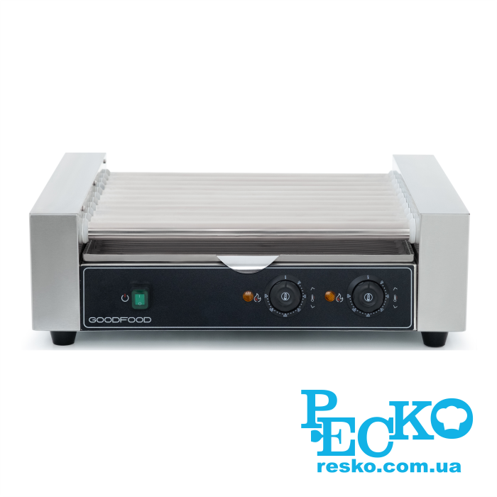 Гриль роликовый GoodFood HDRG11 BLACK, 11 роликов