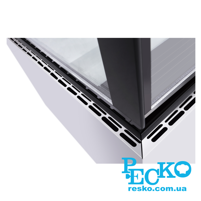 Вітрина холодильна GoodFood FW270R нержавіюча сталь кондитерська підлогова горизонтальна