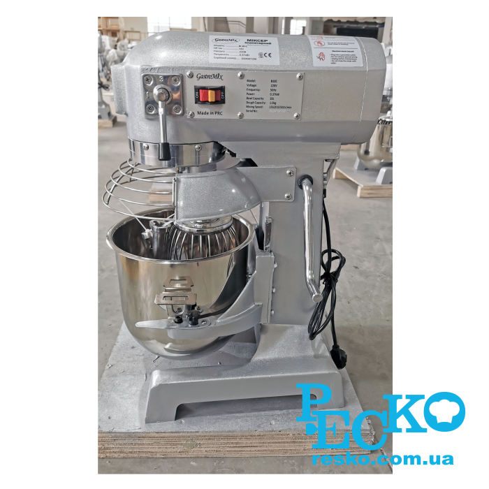 Миксер кондитерский планетарный GastroMix B10C профессиональный 10 л промышленный