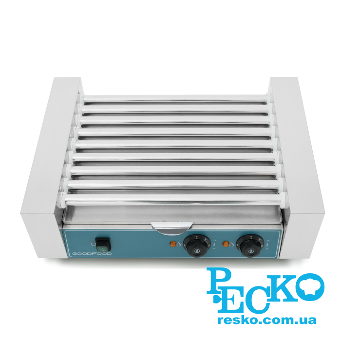 Гриль роликовый GoodFood HDRG9 BLUE, 9 роликов