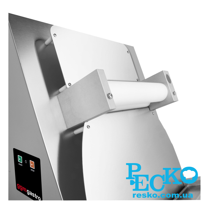 Тестораскаточная машина GGM Gastro TP40DG-N для пиццы электрическая профессиональная две пары валков