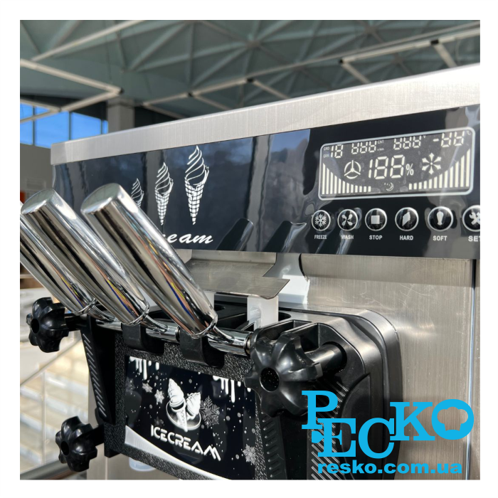 Фризер для морозива Hurakan HKN-BQ22CT апарат для м'якого морозива