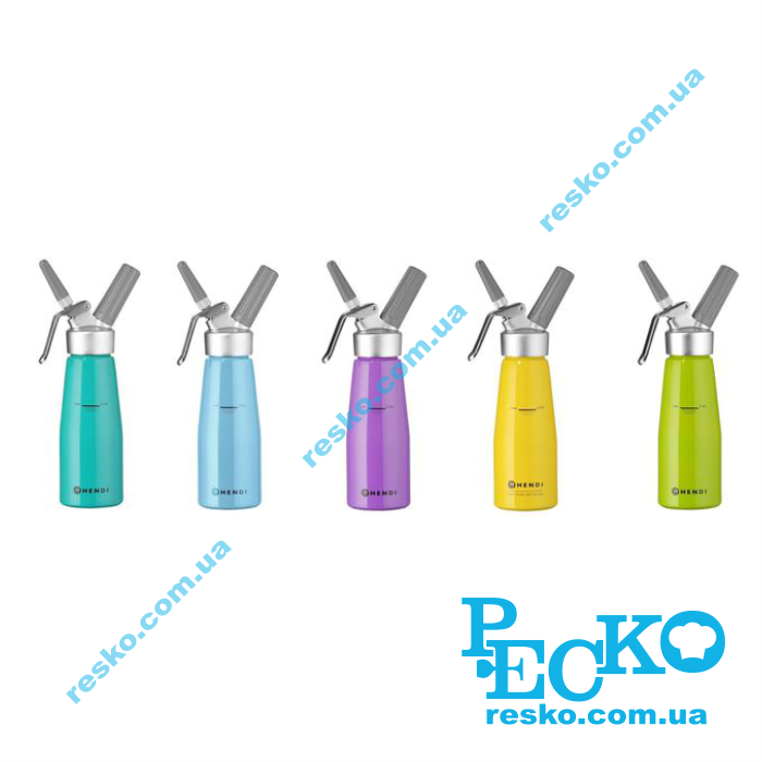 Сифон для вершків Kurt Scheller Edition 0,5 л бірюзовий Hendi 975893