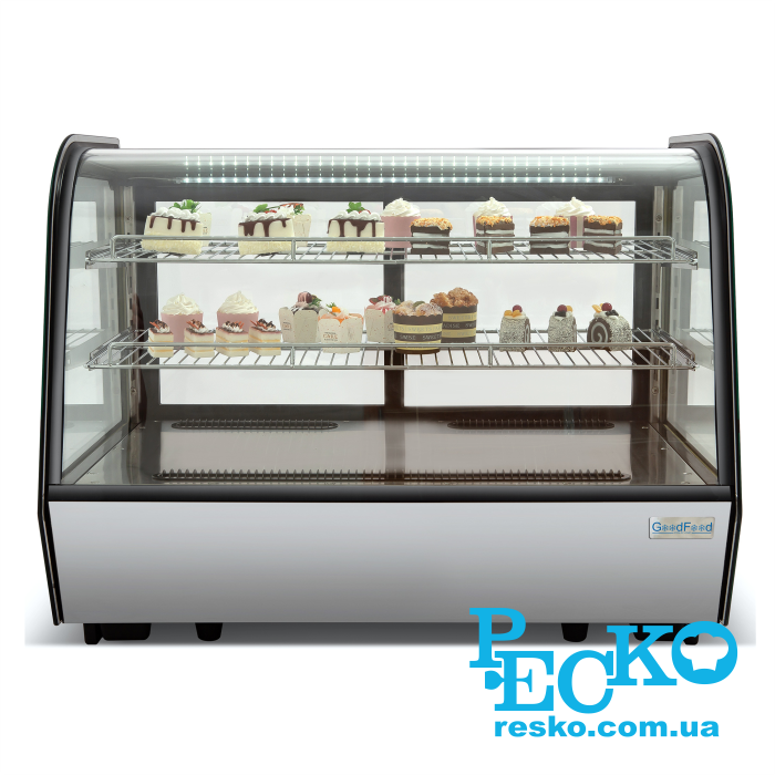 Витрина холодильная GoodFood RTW160L Premium кондитерская настольная горизонтальная