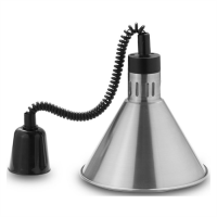 Лампа для підігріву страв Hurakan HKN-DL800 275 мм срібна підвісна професійна