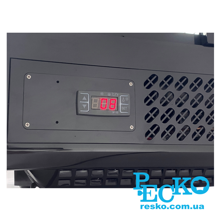 Витрина холодильная GoodFood RTW100L черная Premium кондитерская настольная горизонтальная