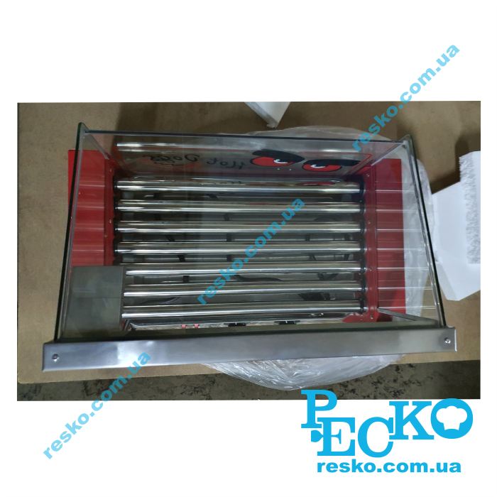 Гриль роликовий Frosty WY-007 зі склом 7 роликів