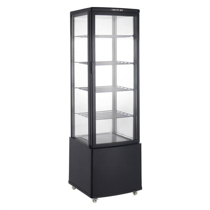 Шкаф холодильный GoodFood RT215L3 черная витрина барная настольная black