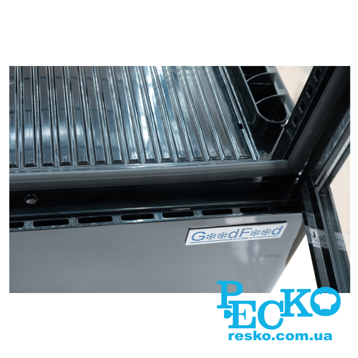 Шкаф холодильный GoodFood RT68L черная витрина барная настольная black