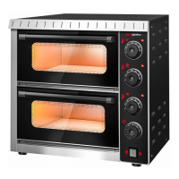 Піч для піци GGM Gastro PDKG20S електрична одна камера