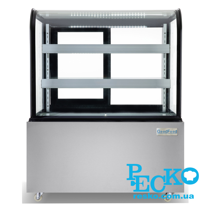 Вітрина холодильна GoodFood FW270R нержавіюча сталь кондитерська підлогова горизонтальна