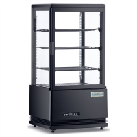 Шафа холодильна GoodFood RT68L чорна вітрина барна настільна black