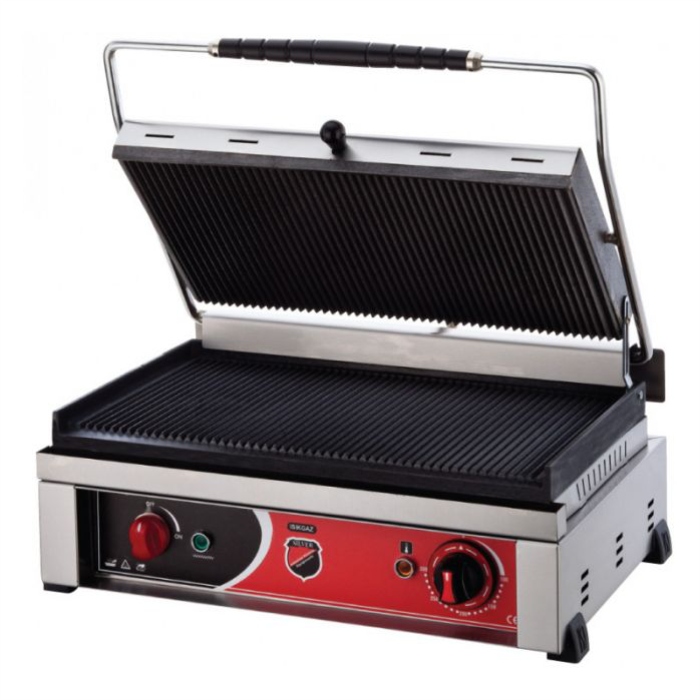 Гриль контактный Silver SS-20 прижимной профессиональный ребристый