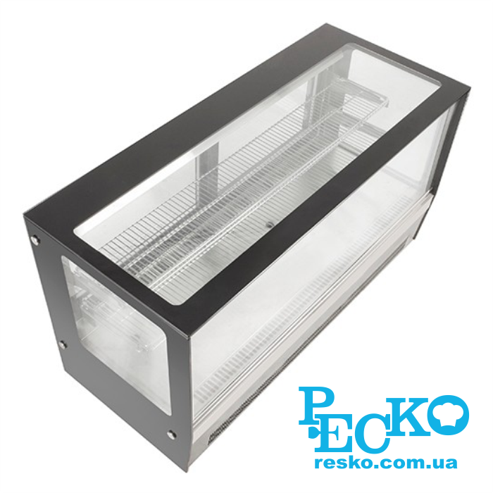 Витрина холодильная Frosty GN1200RT нержавеющая сталь кондитерская настольная горизонтальная