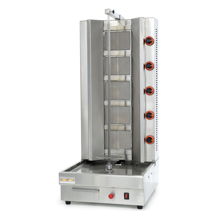 Аппарат для шаурмы газовый GoodFood SM5MG электропривод