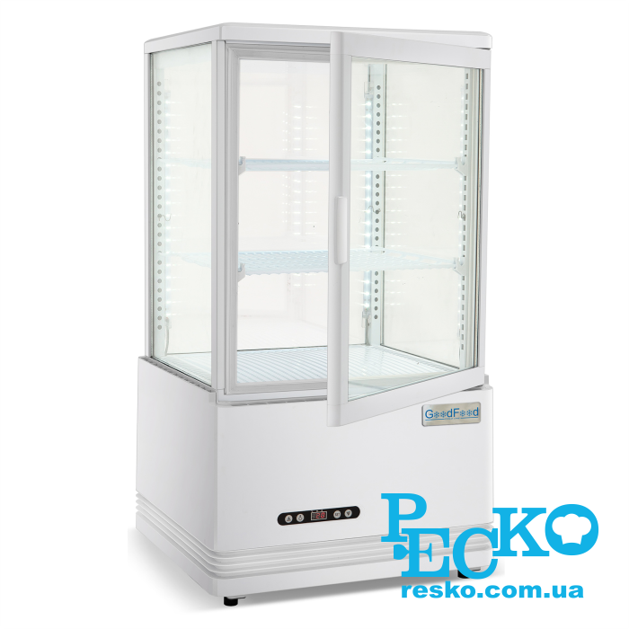 Шкаф холодильный GoodFood RT58L белая витрина барная настольная white от компании РЕСКО