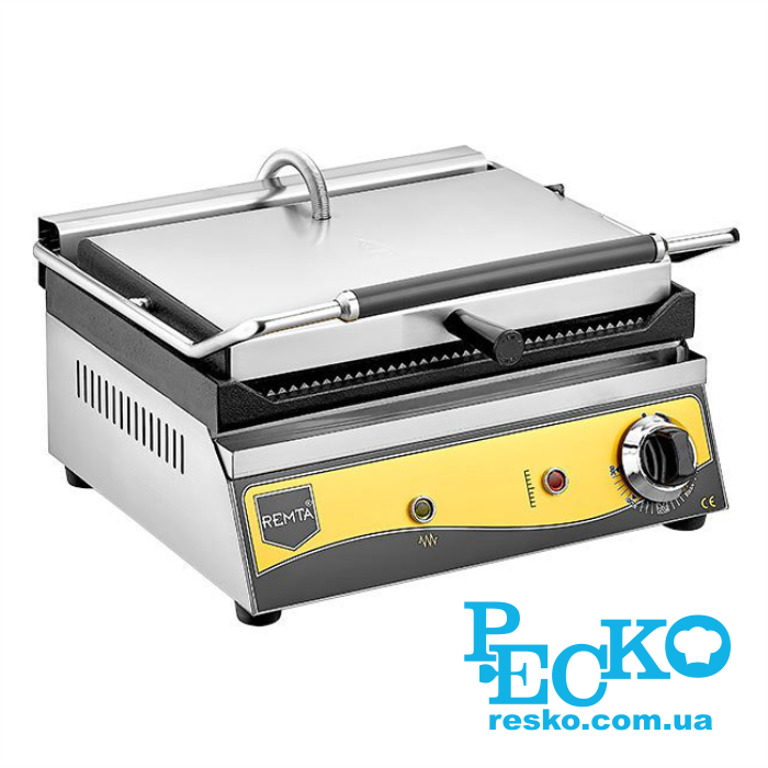 Гриль контактний Remta R76 притискний професійний ребристий