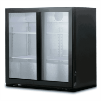 Шафа барна холодильна Hurakan HKN-GXDB250-SL холодильник барний фрігобар