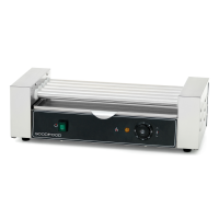 Гриль роликовий GoodFood HDRG5 BLACK, 5 роликів