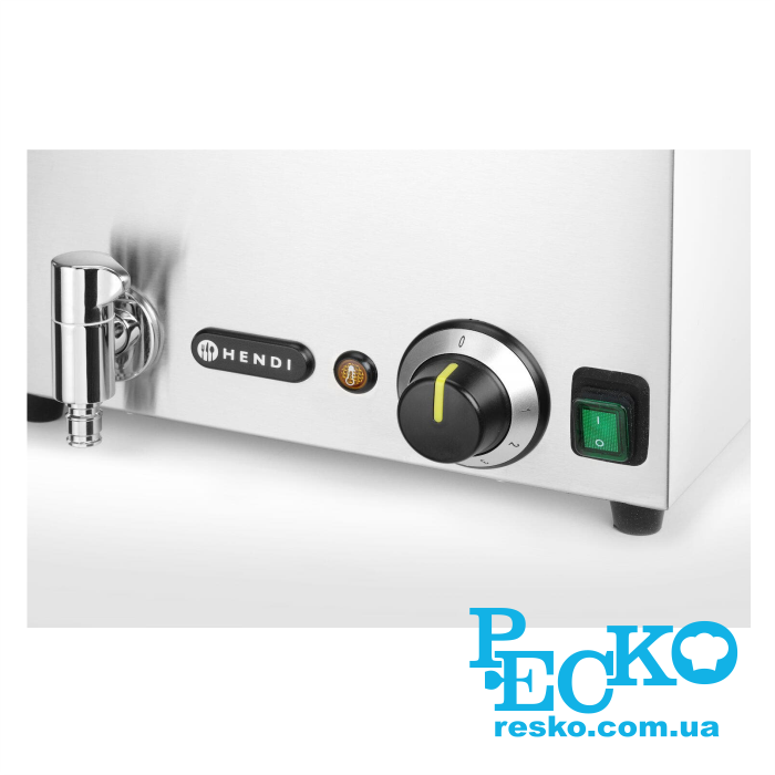 Марміт теловий Hendi 238868 GN 1/1 зі зливним краном електричний професійний