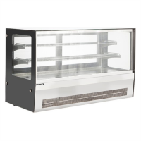 Вітрина холодильна Frosty GN1200RT нержавіюча сталь кондитерська настільна горизонтальна