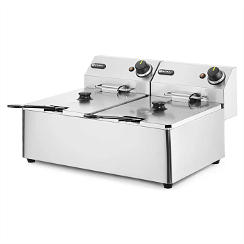 Фритюрница Hendi 205853 электрическая профессиональная 6+6 л