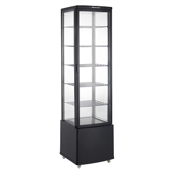 Шкаф холодильный GoodFood RT280L3 черная витрина барная напольная black