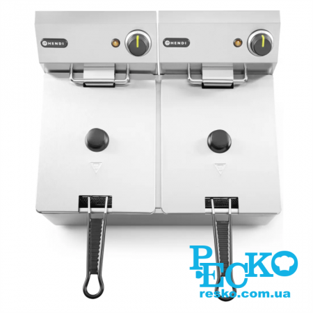 Фритюрниця Hendi 205839 електрична професійна 8+8 л
