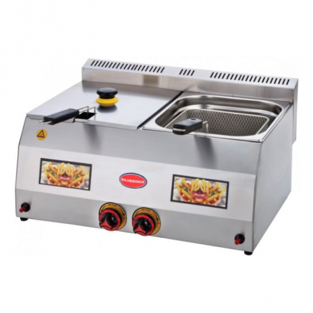 Фритюрниця Silver 2705 газова професійна 8+8 л