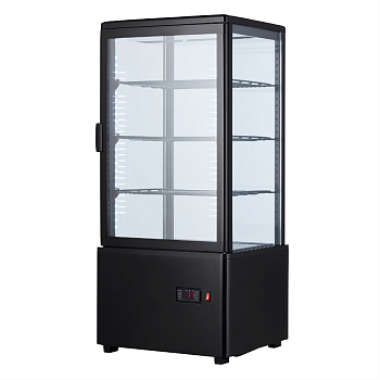 Шкаф холодильный Reednee RT78L black витрина барная настольная черная