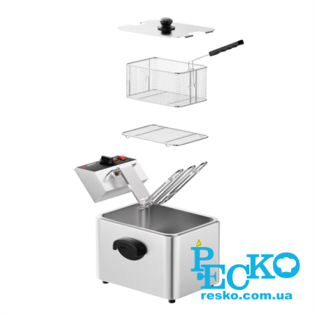 Фритюрниця GGM Gastro EFH4 електрична професійна 4 л