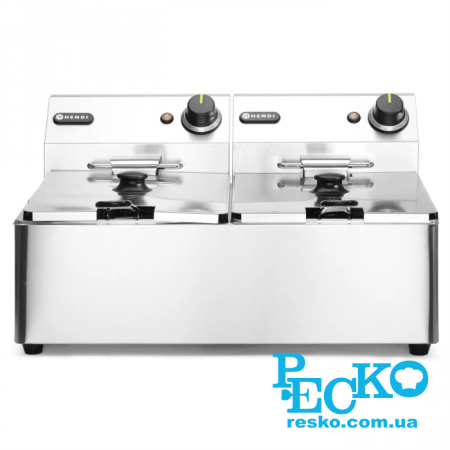 Фритюрниця Hendi 205853 електрична професійна 6+6 л