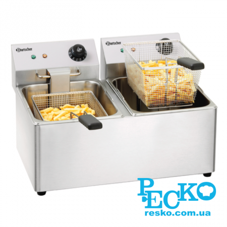 Фритюрниця Bartscher A162812E електрична професійна 8+8 л