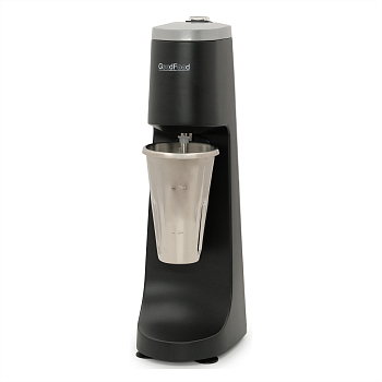 Миксер молочный GoodFood MFD44 BLACK для молочных коктейлей профессиональный 1 л