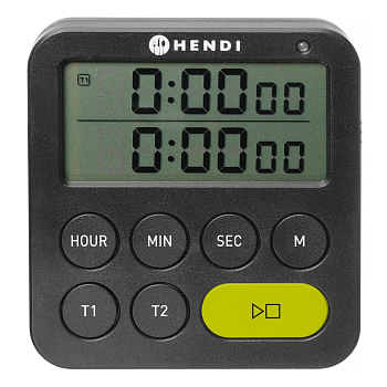 Таймер кухонный цифровой Hendi 582046 два диапазона