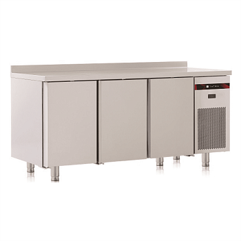 Стол холодильный TATRA TRC03TN трехдверный пристенный борт