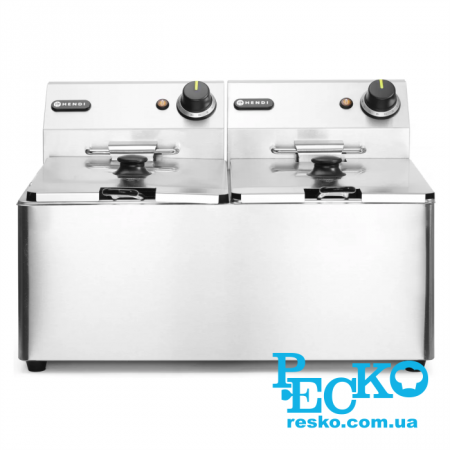 Фритюрниця Hendi 205839 електрична професійна 8+8 л