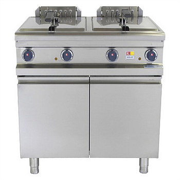 Фритюрница Kogast EFT7/28 с краном электрическая профессиональная 14+14 л