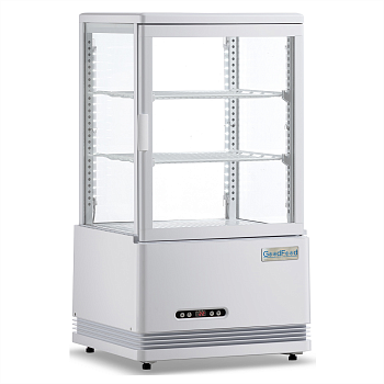 Шкаф холодильный GoodFood RT58L белая витрина барная настольная white