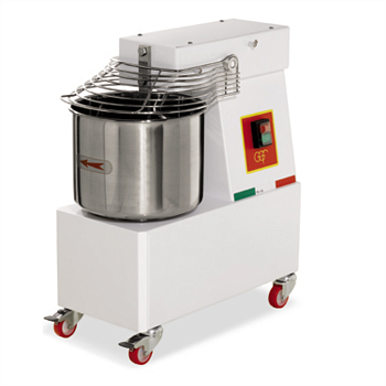 Тестомес GGF L 10M спиральный профессиональный 10 л одна скорость