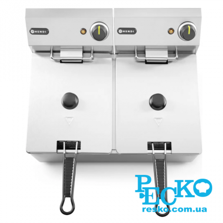 Фритюрниця Hendi 205853 електрична професійна 6+6 л