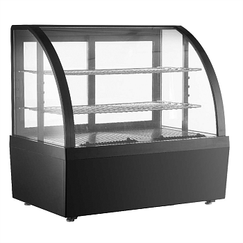 Витрина холодильная GoodFood RTW100L3 Premium черная кондитерская настольная горизонтальная