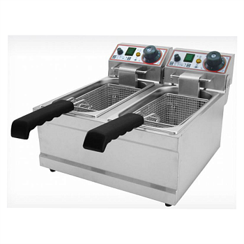 Фритюрница Beckers FB 4+4 LTA электрическая профессиональная 4+4 л